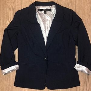 Kensie blue 3/4 sleeve blazer